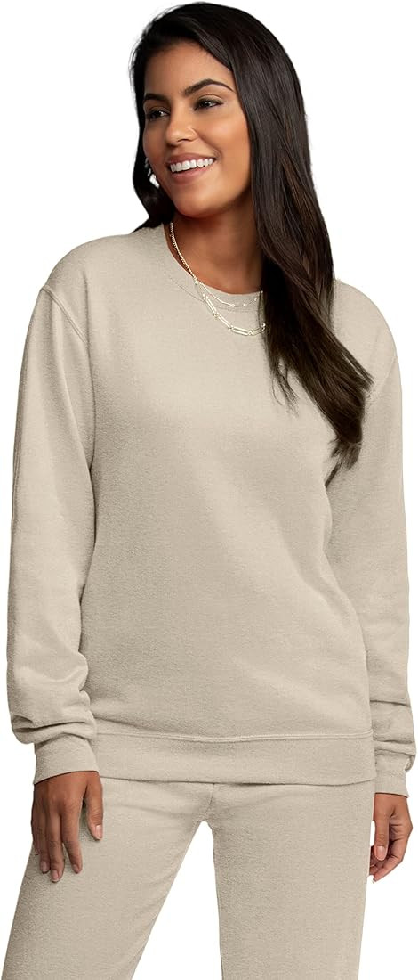 Fruit of the Loom mens Eversoft Fleece Sweatshirts & Hoodies Shirt, Crewneck Sweatshirt - Khaki H... | Amazon (US)