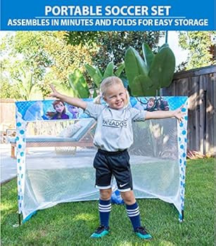 GoSports Disney Soccer Goal Set for Kids - Includes Single 4’ x 3’ Backyard Soccer Goal, Socc... | Amazon (US)