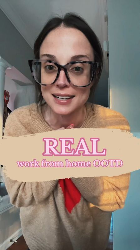 REAL work from home OOTD (Valentine’s Day Edition) #workfromhomeootd #wfhootd #ootd

#LTKstyletip