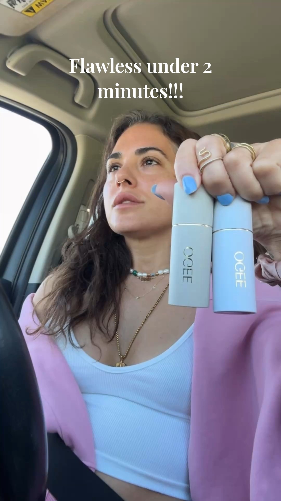 Makeup in less than 2 minutes and without even looking…that’s how seamlessly well it blends 🤩 the glow at the end though. 10/10 this complexion stick and blush is worth the hype 👏🏽 

#LTKFindsUnder50 #LTKBeauty #LTKU
