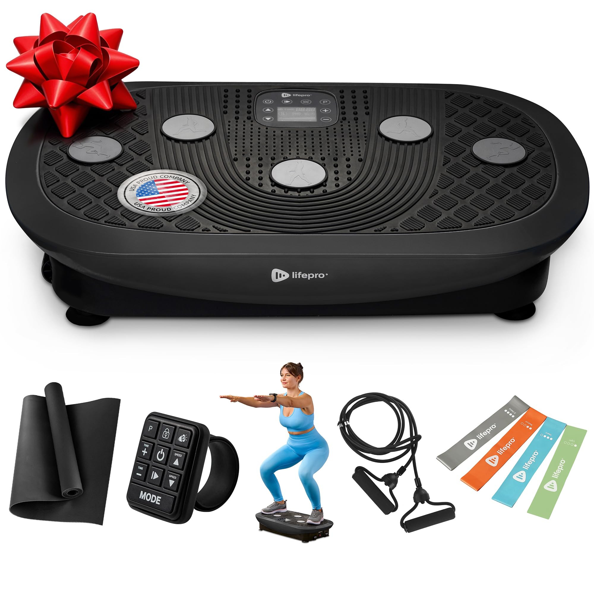 Lifepro Vibration Plate Machines – Full Body Workout, Recovery & Lymphatic Drainage with 4D Mot... | Amazon (US)