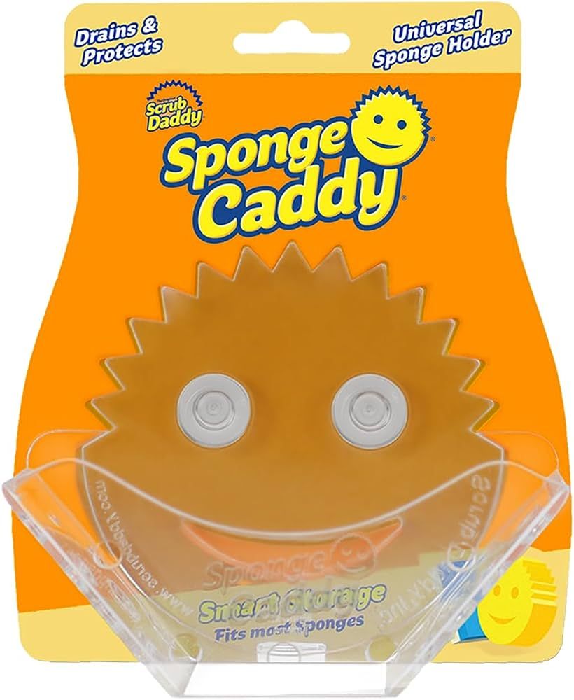 Scrub Daddy Sponge Holder - Sponge Caddy - Suction Sponge Holder, Sink Organizer for Kitchen and ... | Amazon (US)