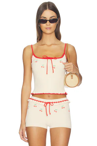 Felina Cherry Embroidered Tank
                    
                    Lovers and Friends | Revolve Clothing (Global)