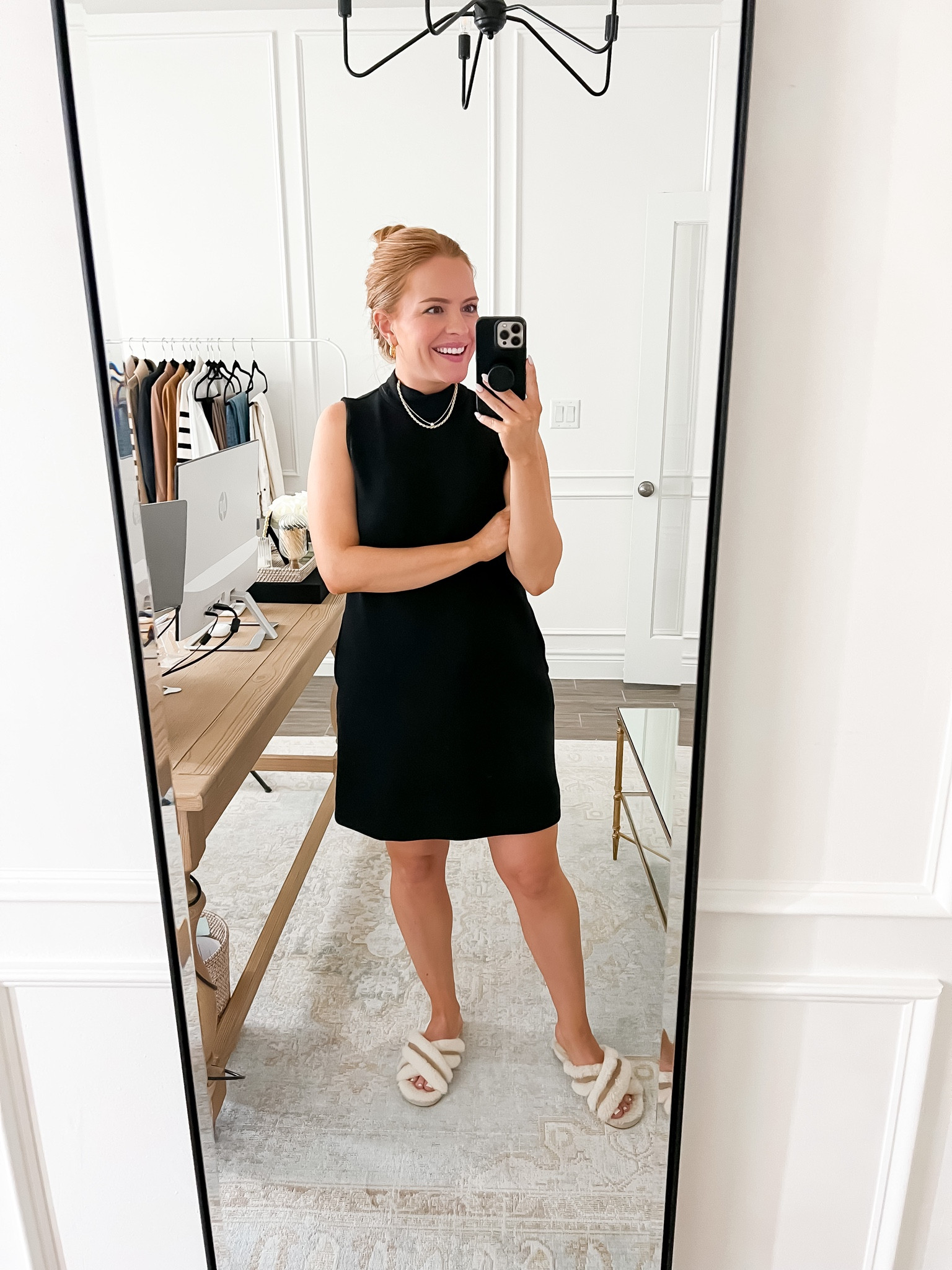 Yesterdays work from home look! Spanx dress use code HANNAHSXSPANX for 10% off!

#LTKSeasonal #LTKstyletip #LTKworkwear