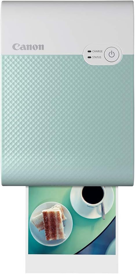 Canon SELPHY QX10 Portable Square Photo Printer for iPhone or Android, Green | Amazon (US)