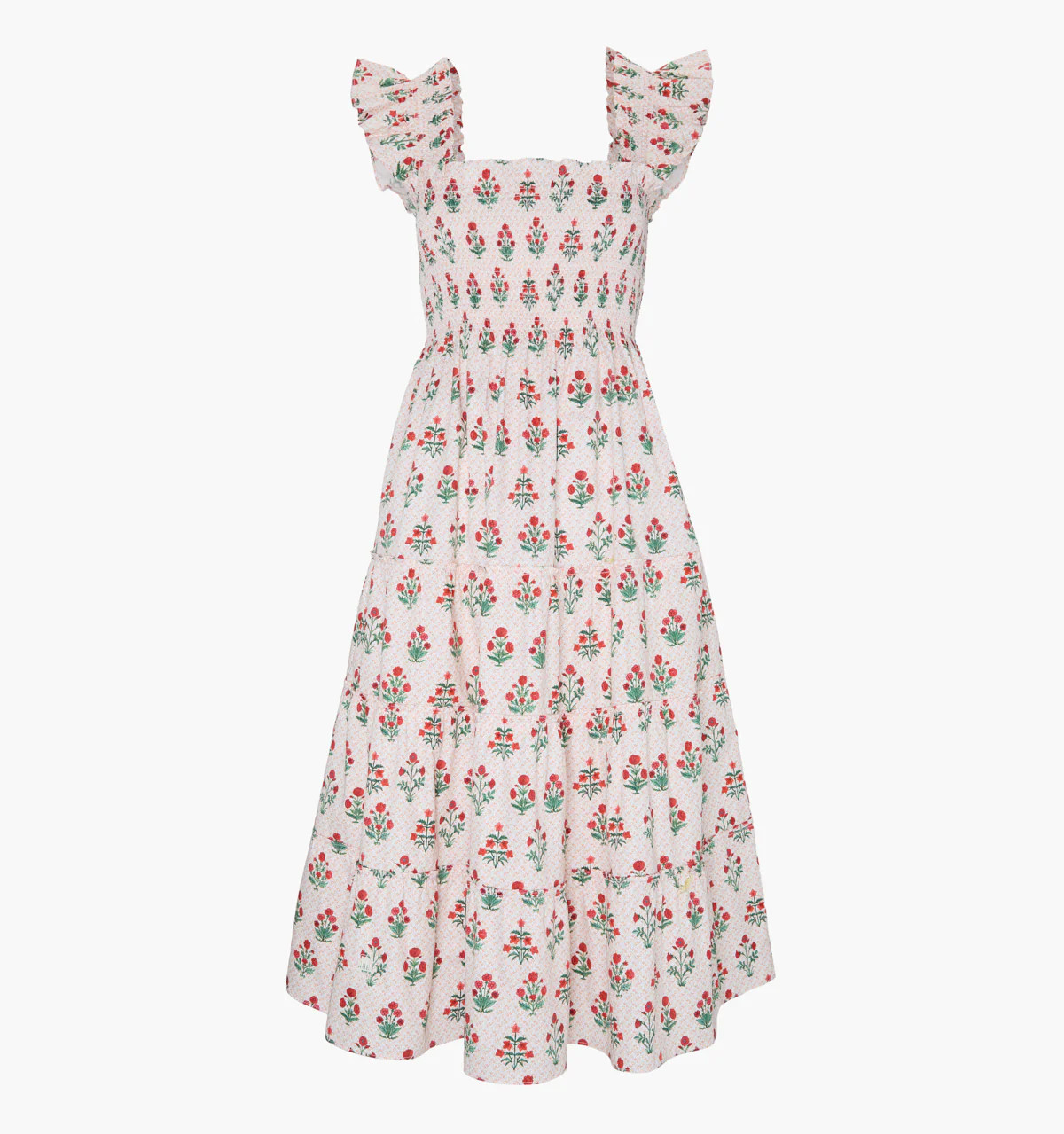 The Ellie Nap Dress - Poppy Block Print | Hill House Home US