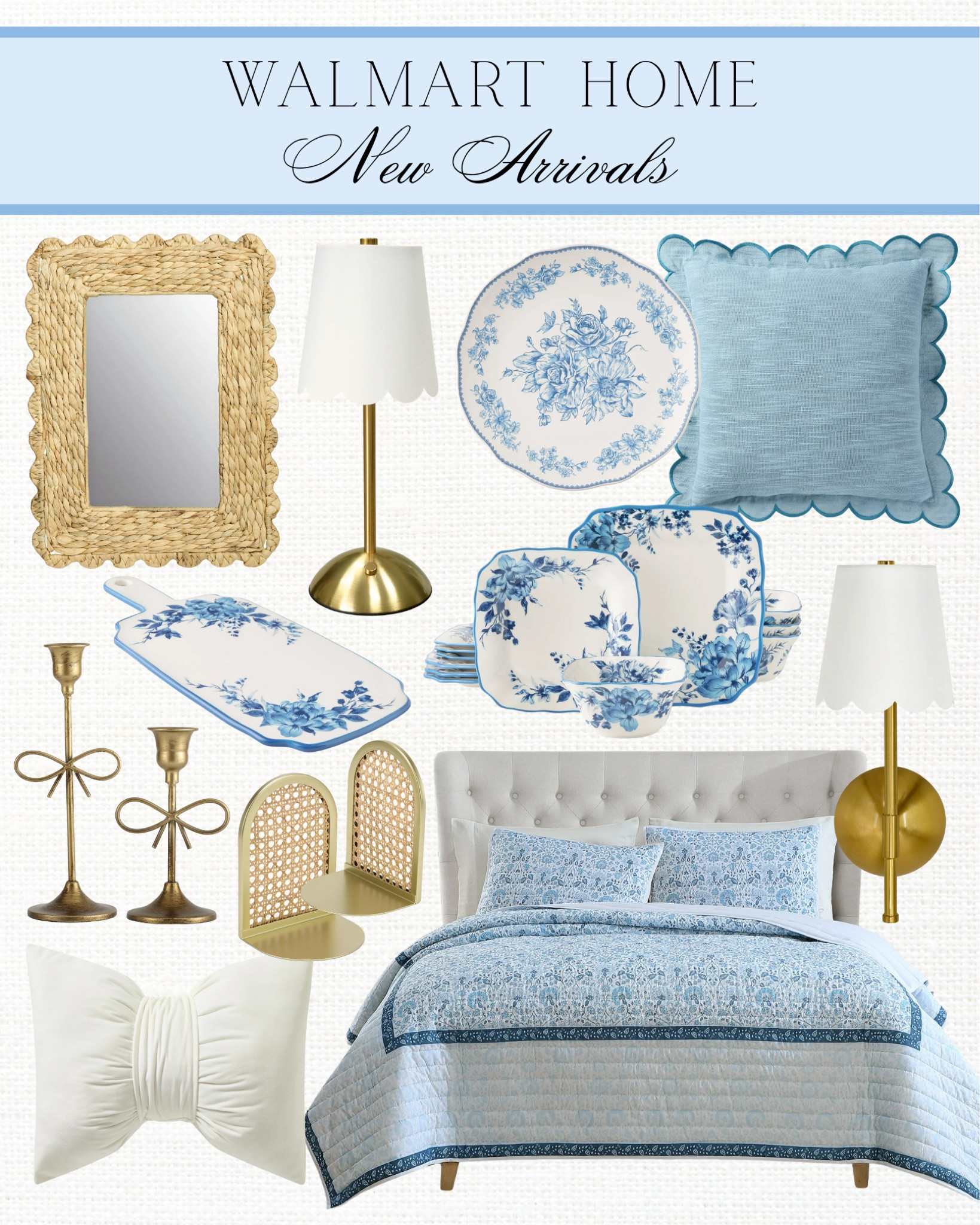 New grandmillennial home decor from Walmart 💙

#LTKFindsUnder50 #LTKHome