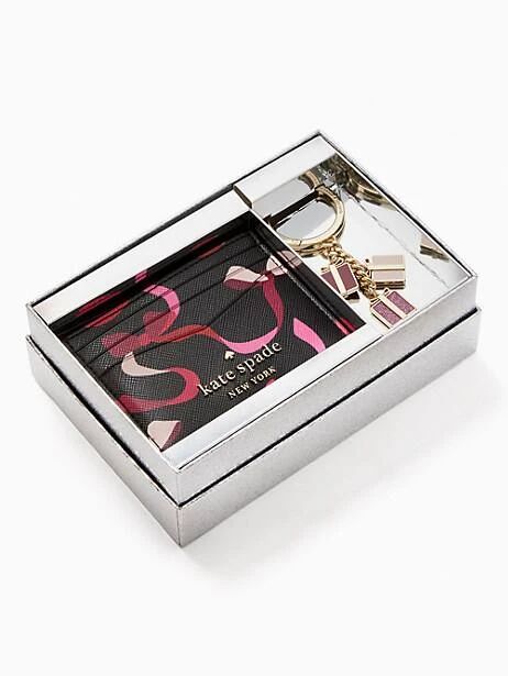 staci boxed card holder and key fob | Kate Spade Outlet
