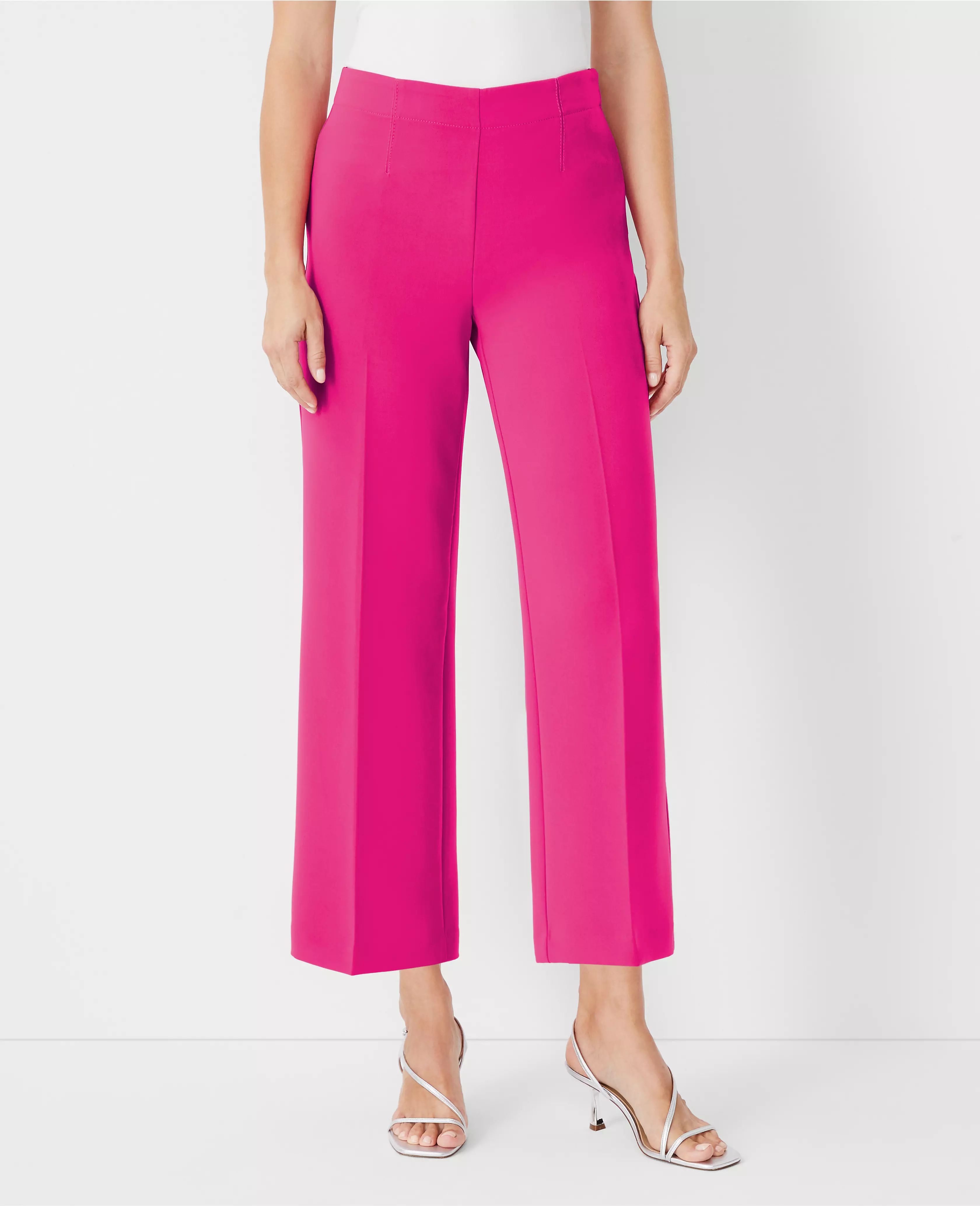 The Wide Leg Crop Pant in Crepe | Ann Taylor (US)