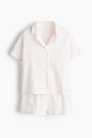H & M - Cotton muslin pyjamas - Pink | H&M (UK, MY, IN, SG, PH, TW, HK)