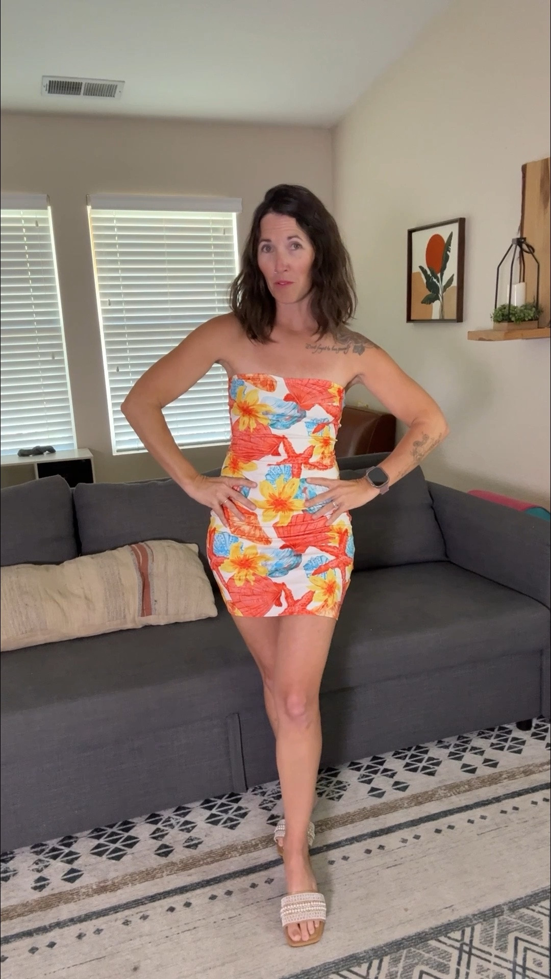 Beach vacation vibes in dress form! This strapless tropical mini is giving all the summer energy with its colorful shell, starfish, and floral print. Easy to throw on with sandals for beach days, cruises, vacations, or a fun summer night out. 🐚🌺

Shop this look and more of my summer favorites on LTK! 🤍

#LTKStyle #LTKSummer #VacationStyle #BeachOutfit #SummerDress #ResortWear #VacationOutfit #TropicalVibes #CruiseOutfit #AmazonFashion #SummerFashion #OOTD #MomStyle #Over40Style #BeachReady

#LTKootd #LTKgrwm #LTKTravel