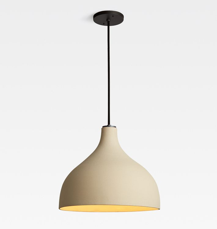 FOLK Abigail 15" Soft Cone Pendant | Rejuvenation