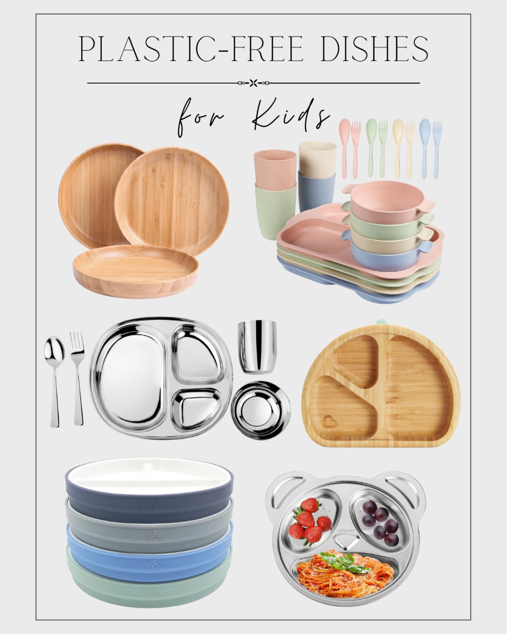 💚 Plastic-Free Dishes for Kids 💚

#LTKkids #LTKbaby #LTKfindsunder50