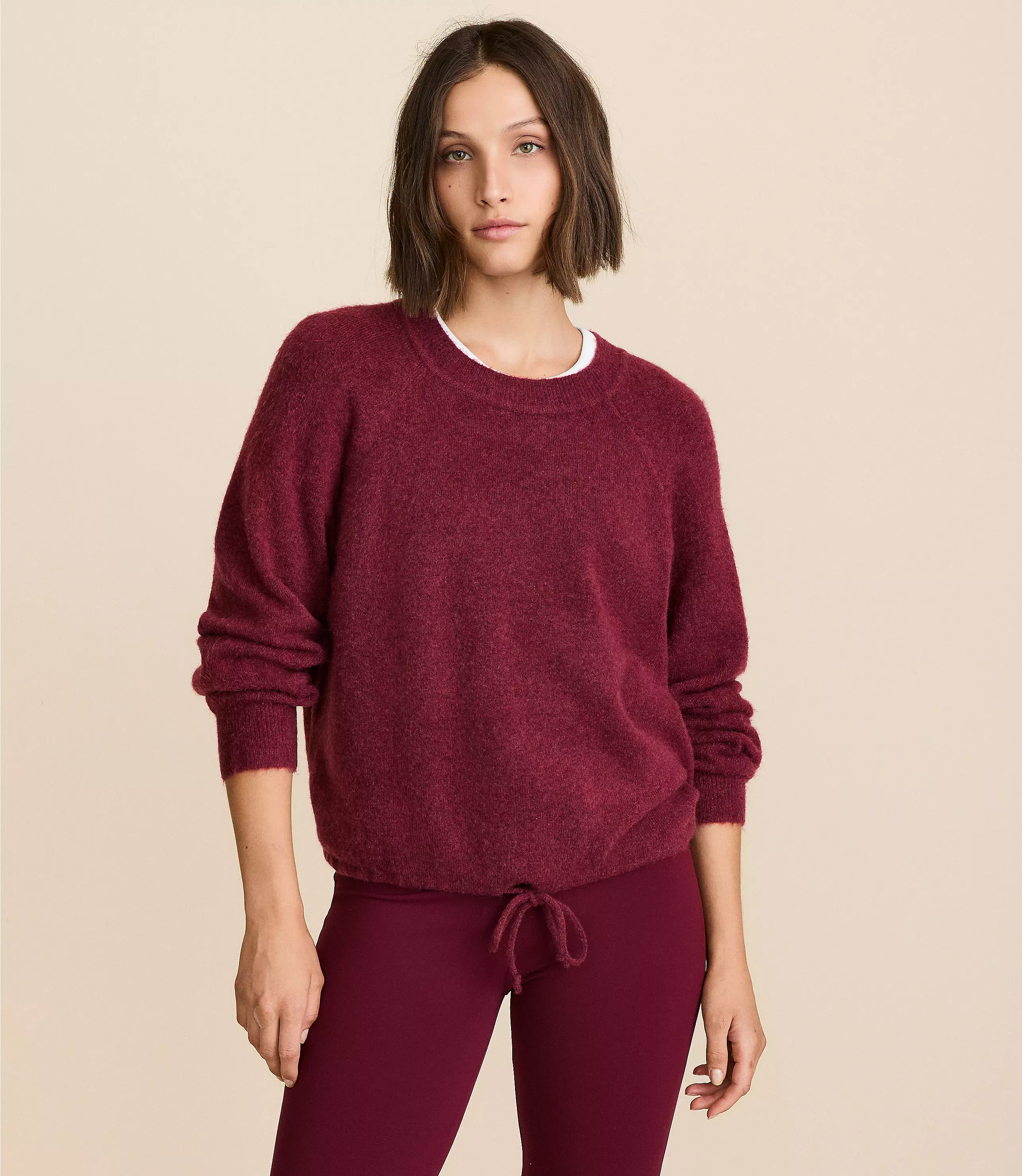 Lou & Grey Cloudstitch Drawstring Sweater | LOFT