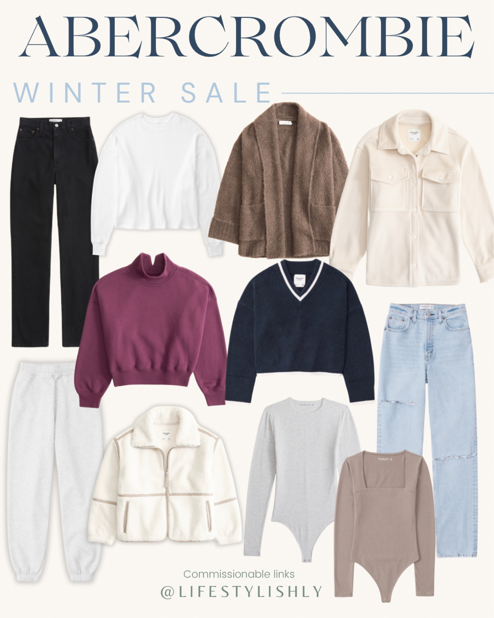 Love these Abercrombie styles from the Abercrombie winter sale! From sweaters, jeans, bodysuits, coats, and more! Shop the best items on sale at Abercrombie!
#Abercrombie #AbercrombieWinterSale #AbercrombieSale

#LTKsalealert #LTKSeasonal #LTKstyletip
