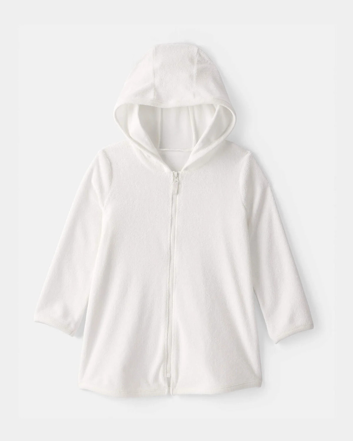 Toddler Girl Terry Cover Up - White | Carter's Inc