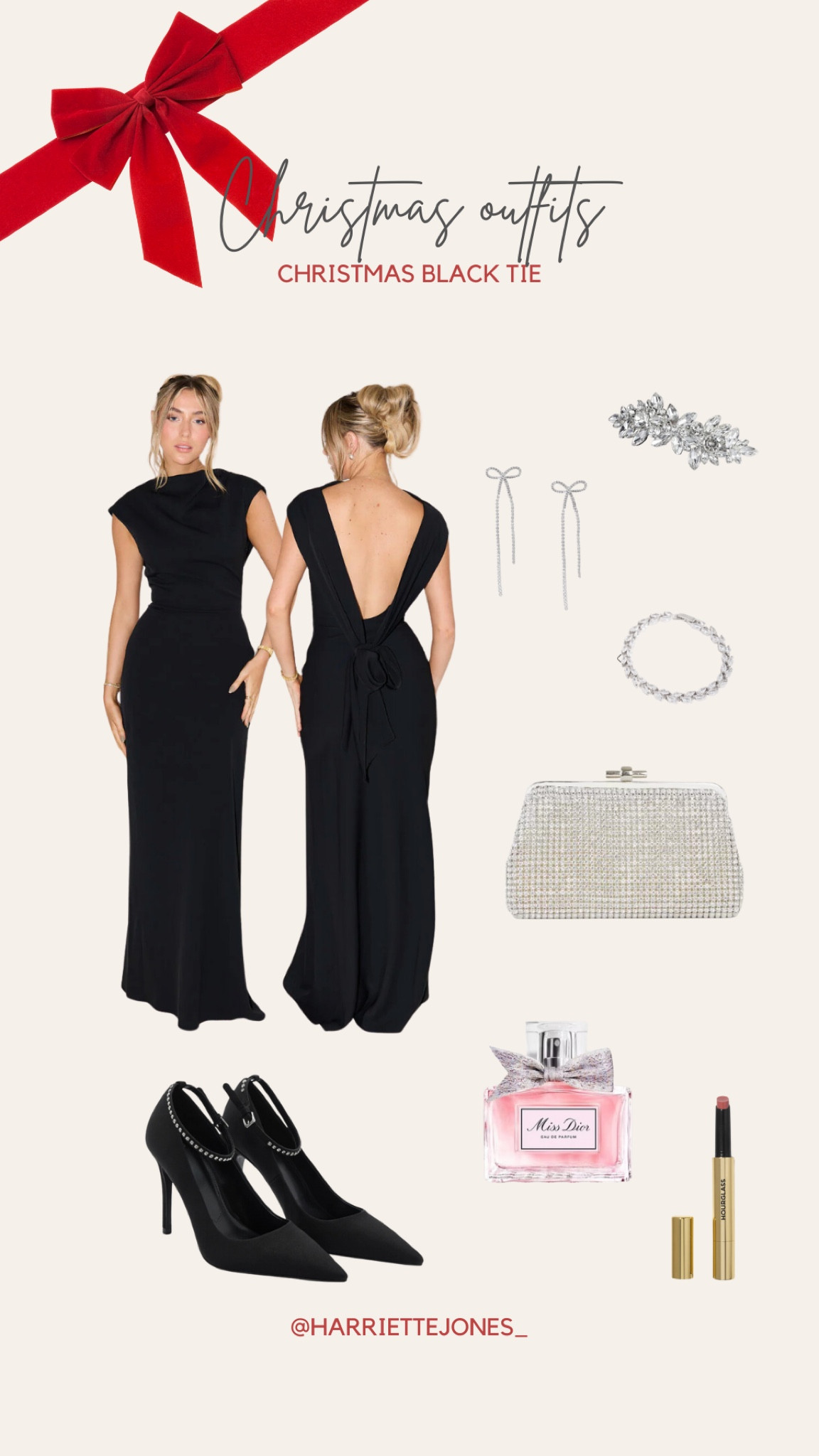 Christmas black tie outfit🥂

#christmaspartyoutfit #blacktie