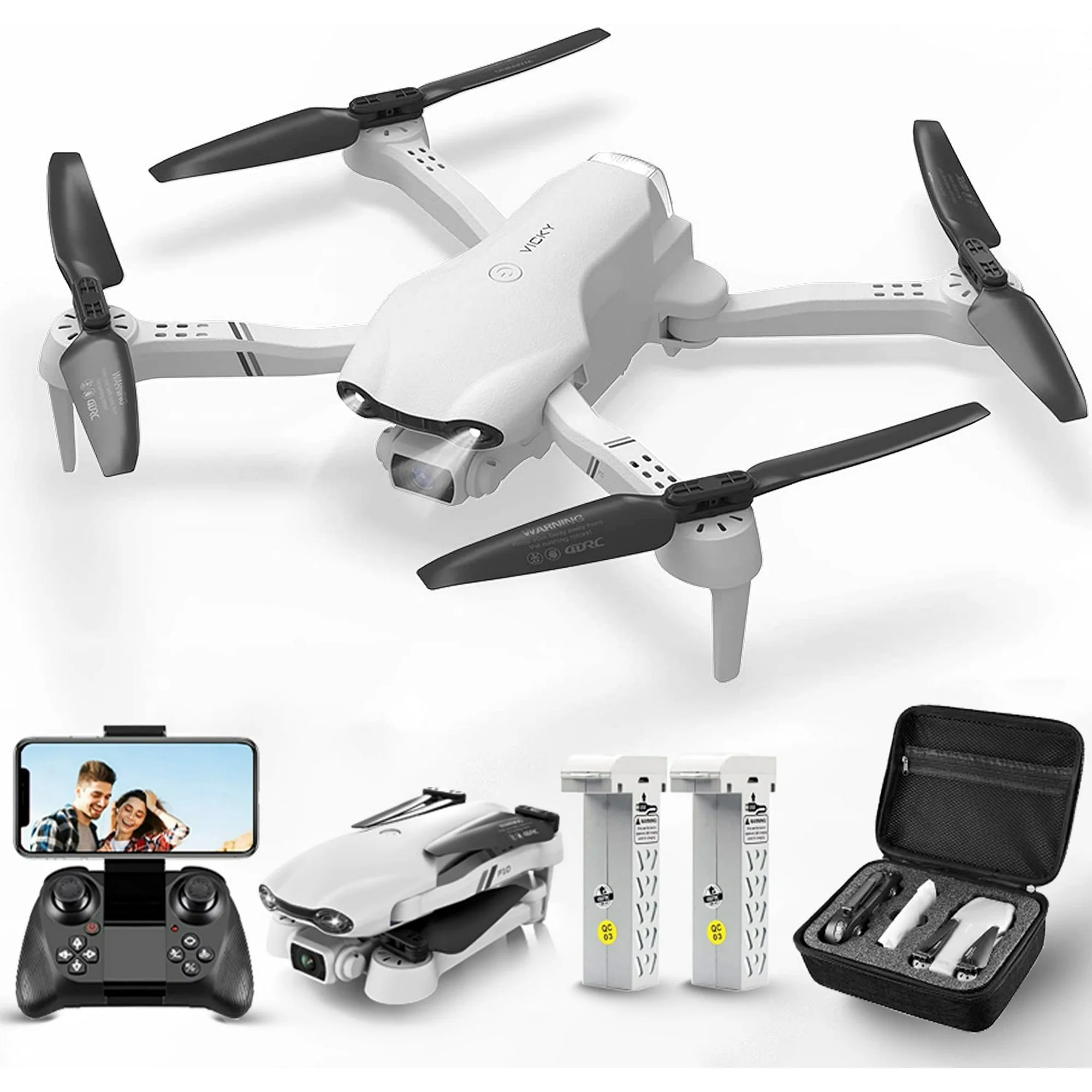 4DRC F10-1080P Wifi FPV Drone with 1080P HD Camera, Headless Mode/3D Flips, RC Quadcopter for Beg... | Walmart (US)
