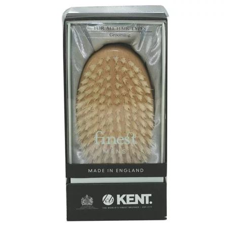 Kent Brushes Pure Bristles Oval Beachwood White Brush for Men by Kent | Walmart (US)