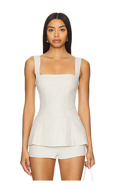 Lovers and Friends Brixton Top in Natural from Revolve.com | Revolve Clothing (Global)