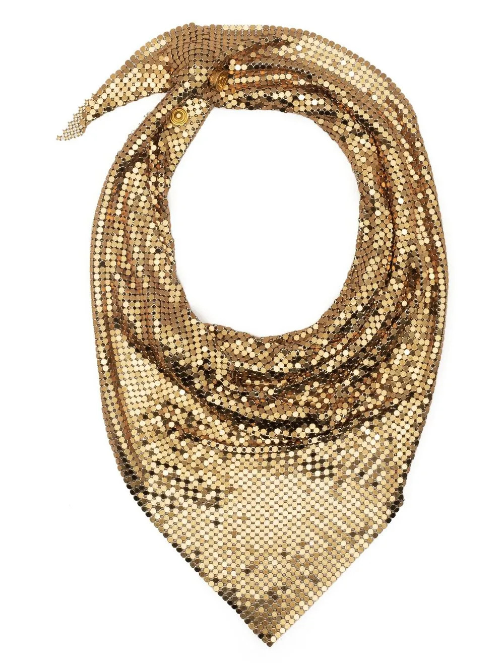 Rabanne Chainmail Scarf Necklace - Farfetch | Farfetch Global