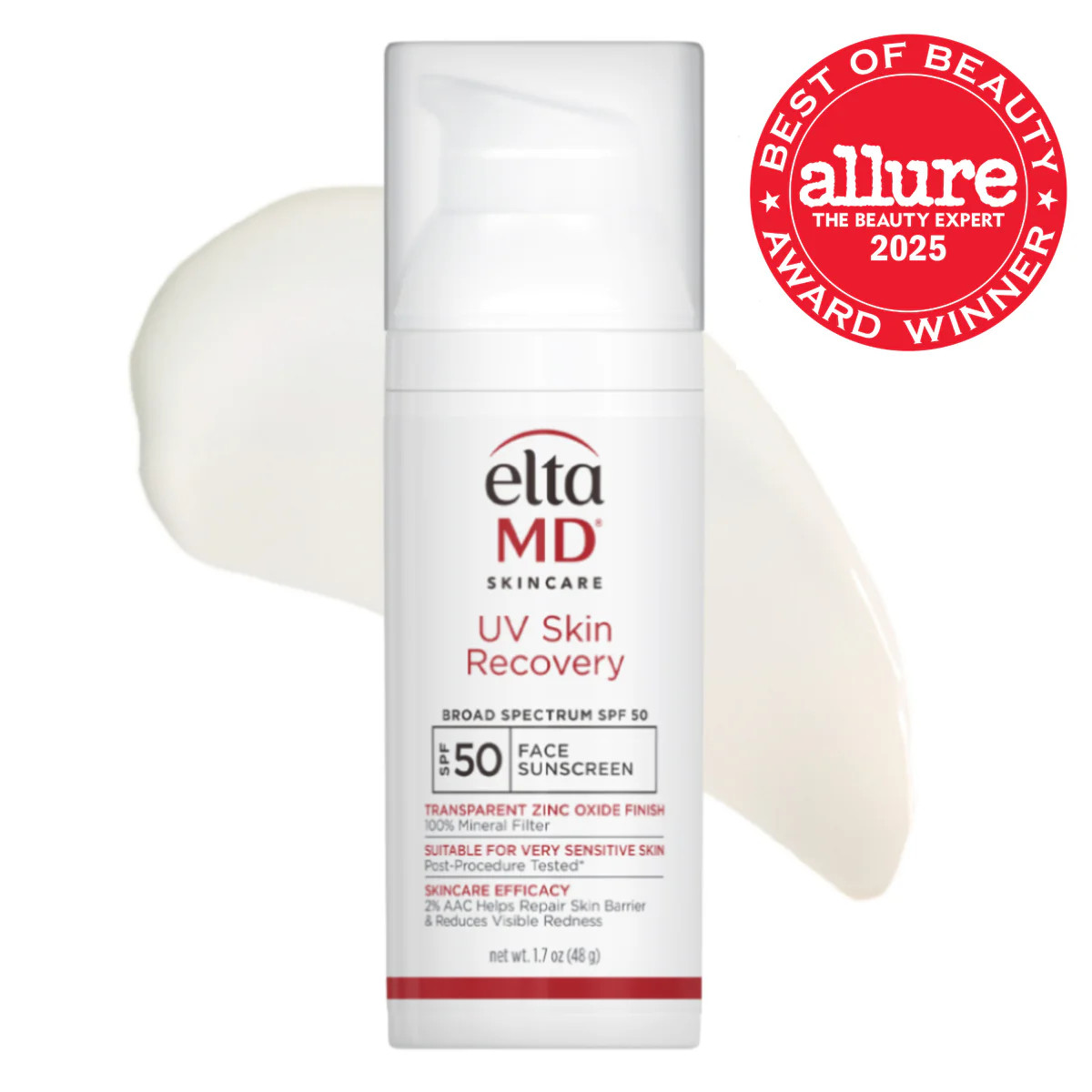 EltaMD UV Skin Recovery Broad Spectrum SPF 50 Face Sunscreen | EltaMD