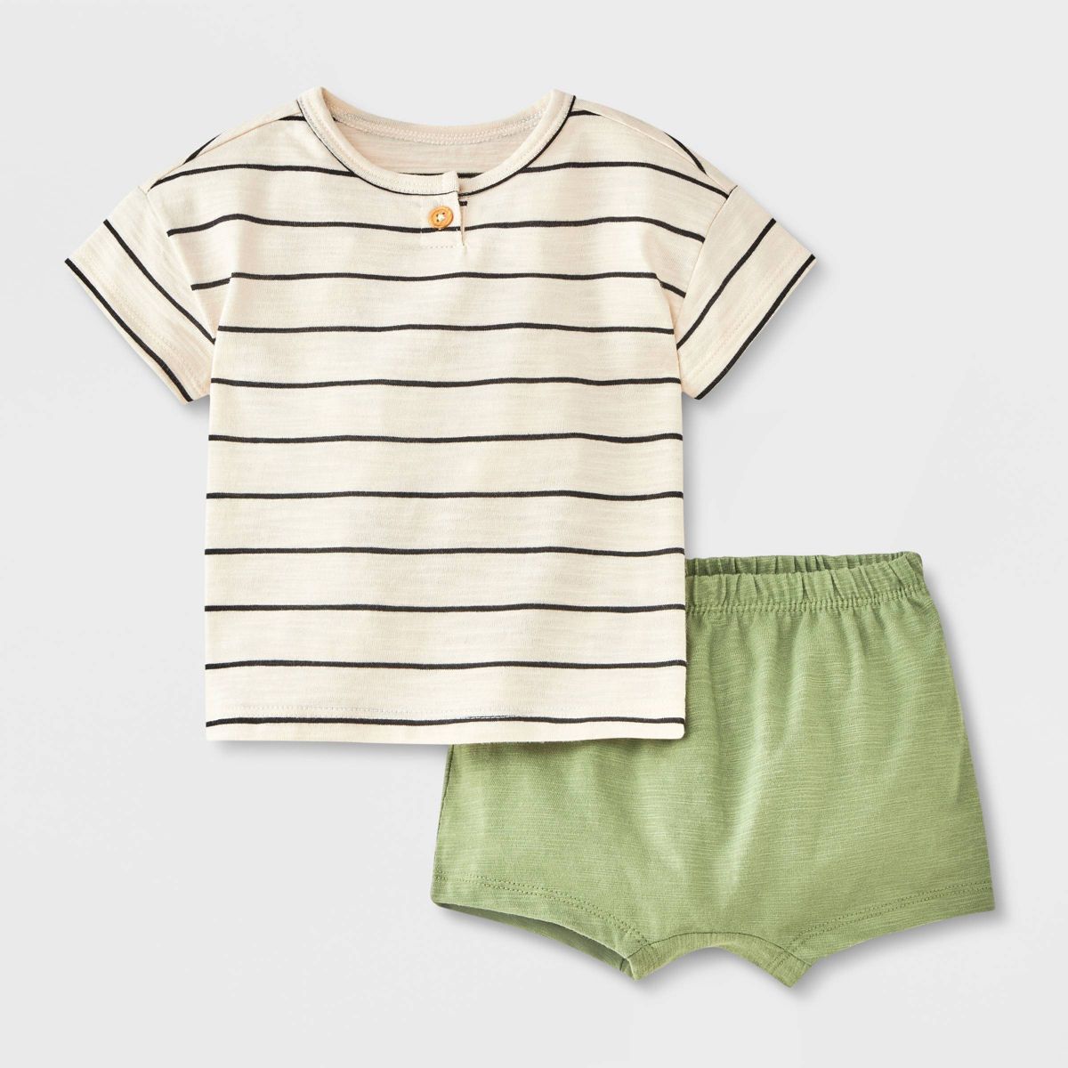 Baby Boys' Striped Top & Bottom Set - Cat & Jack™ | Target