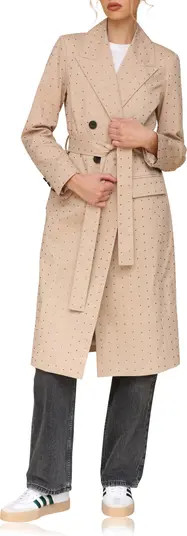 Avec Les Filles Rhinestone Blazer Trench Coat | Nordstrom | Nordstrom