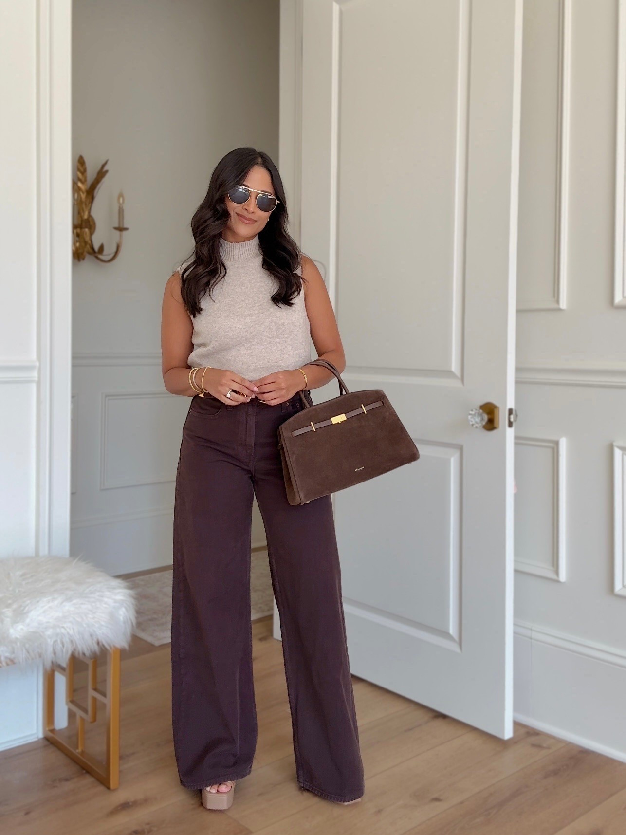 Sale alert! 20% OFF + an extra 15% OFF with code: DENIMAF

THE HIGH RISE WIDE LEG: I love wearing this style for work meetings and more dressed up looks. I always get the regular length because I only wear this style with heels. The brown wash runs a little longer so I will have to get them hemmed.

#LTKSaleAlert #LTKWorkwear