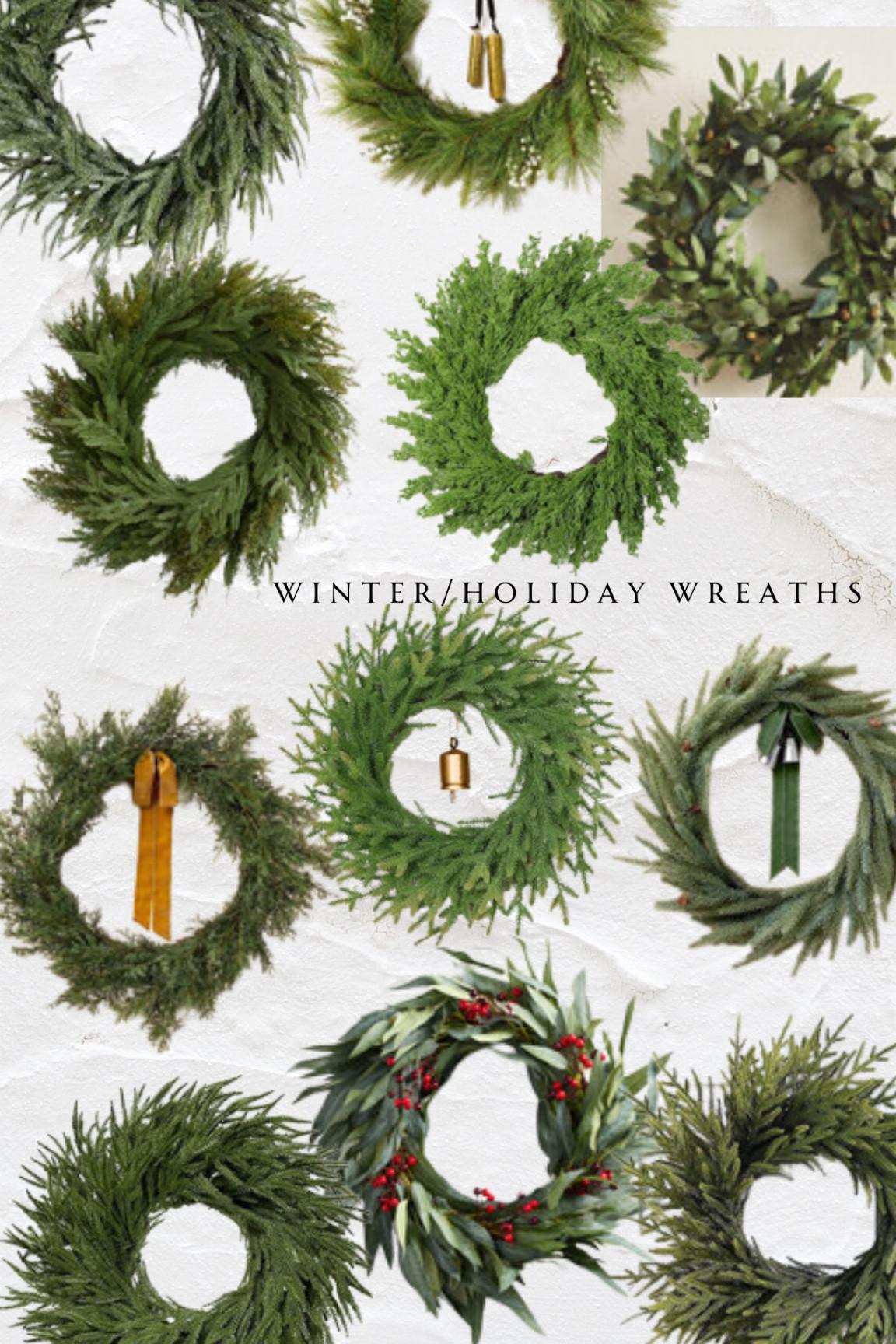 Winter wreaths, holiday wreath, Christmas wreath, greenery wreath 

#LTKHoliday #LTKSeasonal