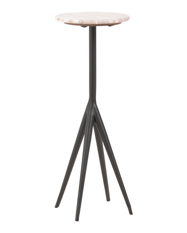 10x27 Marble Top Torrnt Accent Table | TJ Maxx