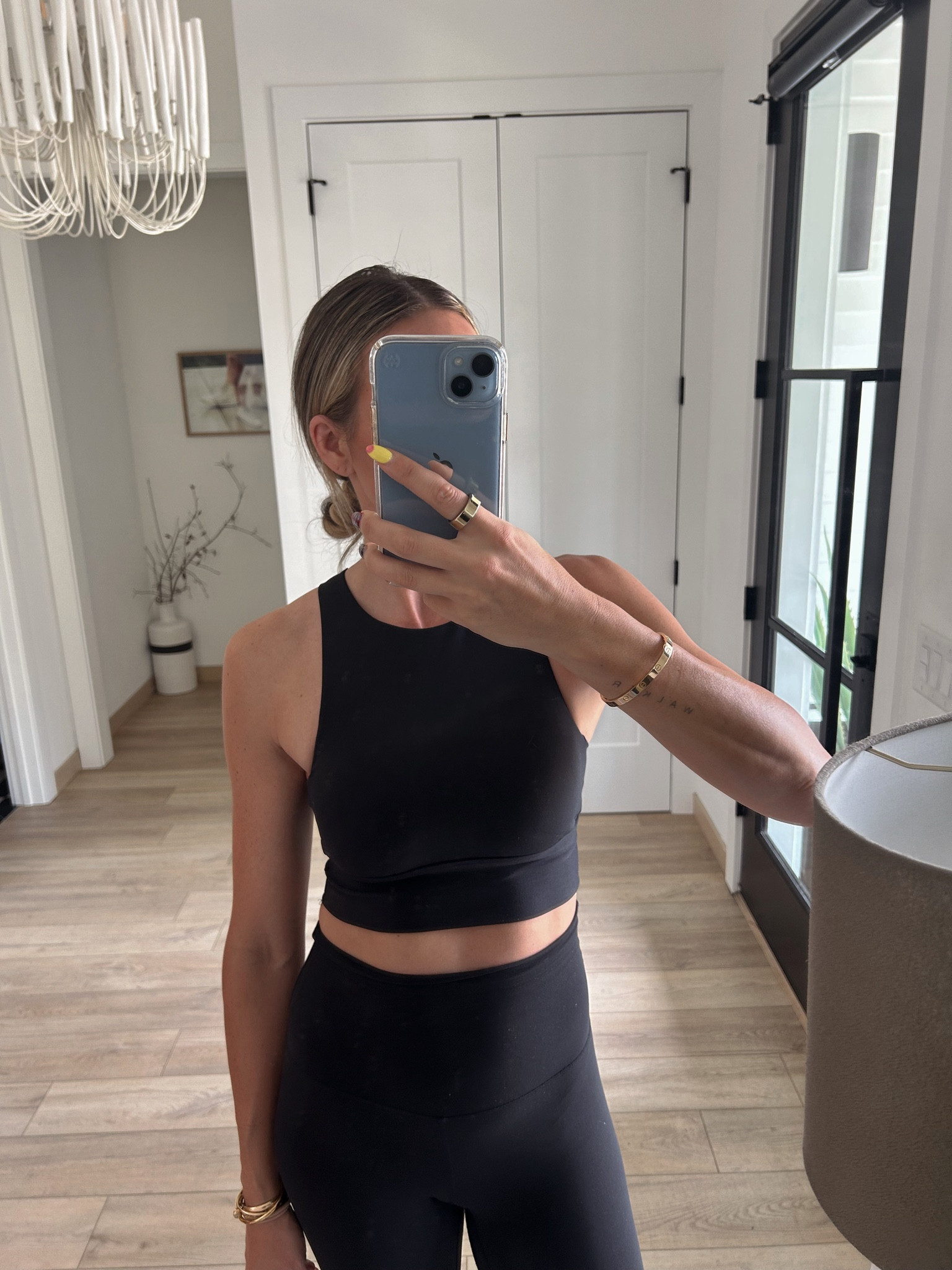 Loving this $20 sports bra from target! Wearing a small. Love it so much I have the pink too. 💖 And wearing a size 4 in the lululemon leggings. 

#LTKFitness #LTKunder100 #LTKFind