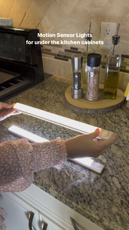 Amazon home finds - motion sensor lights for under the kitchen cabinets 

#LTKfindsunder50 #LTKhome