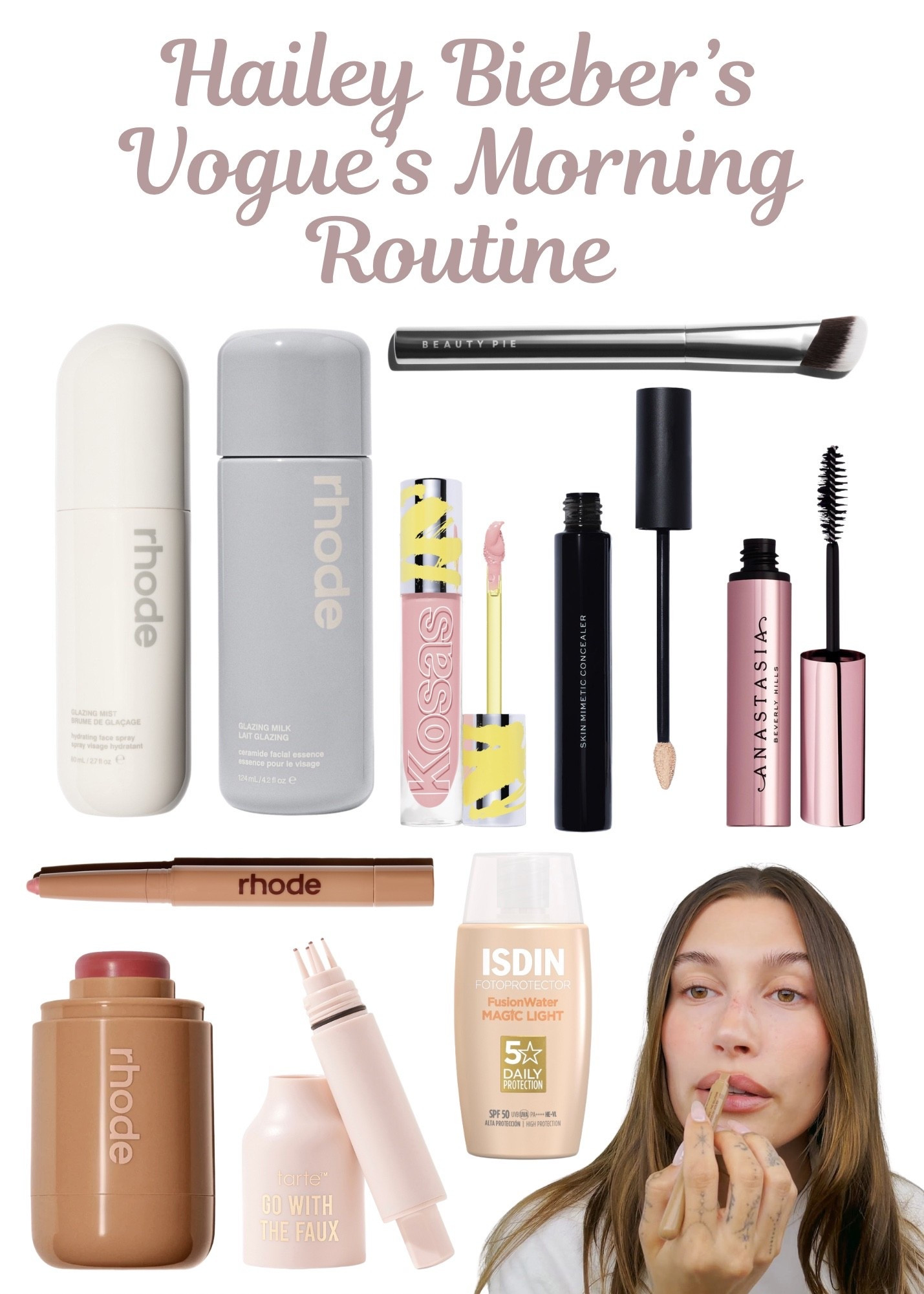 Hailey Bieber’s Vogue Morning Routine 

#LTKmorningroutine #LTKselfcare #LTKgrwm