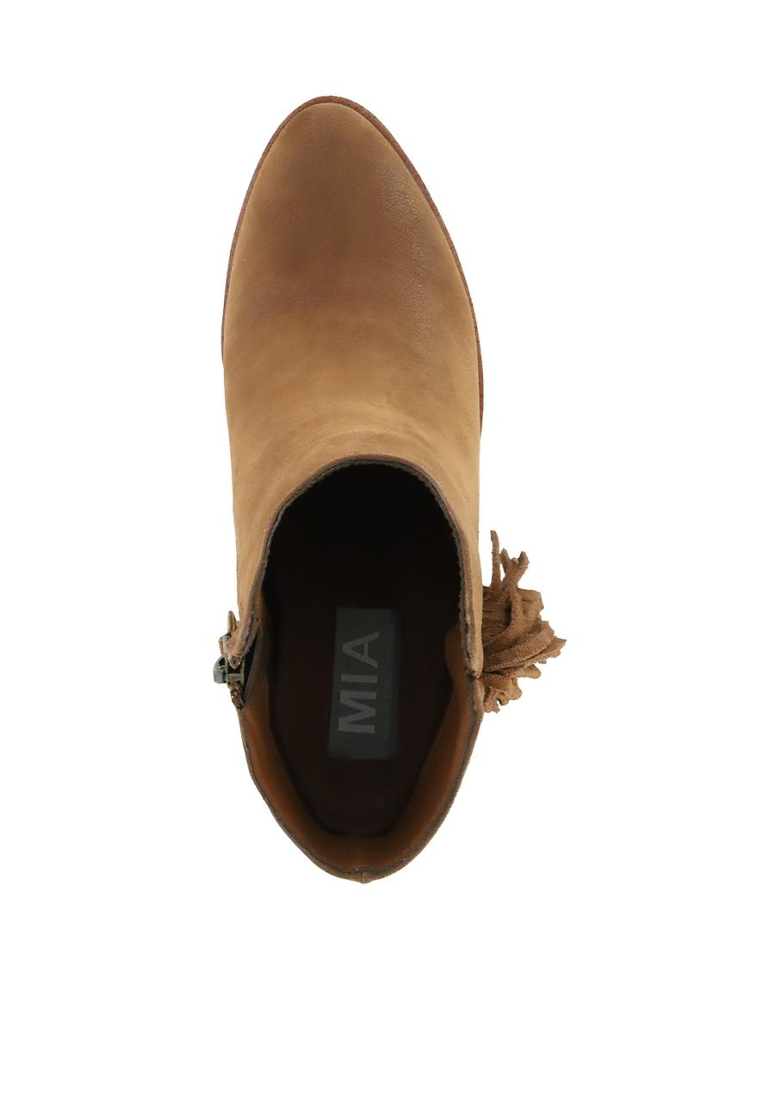 MIA Cisco Cognac Fringe Booties | Magnolia Boutique