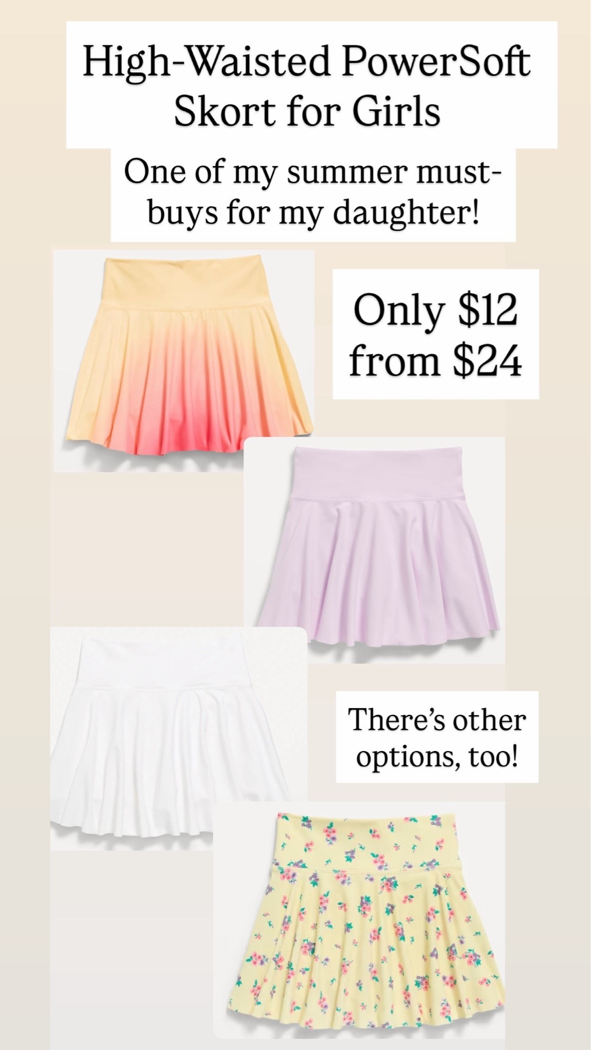 High-Waisted PowerSoft Skort for Girls

#LTKKids #LTKSaleAlert