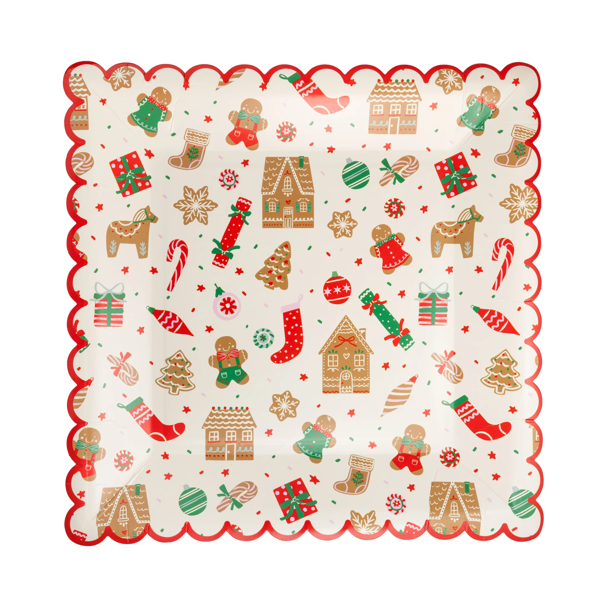 Gingerbread Pattern Plate | My Mind's Eye