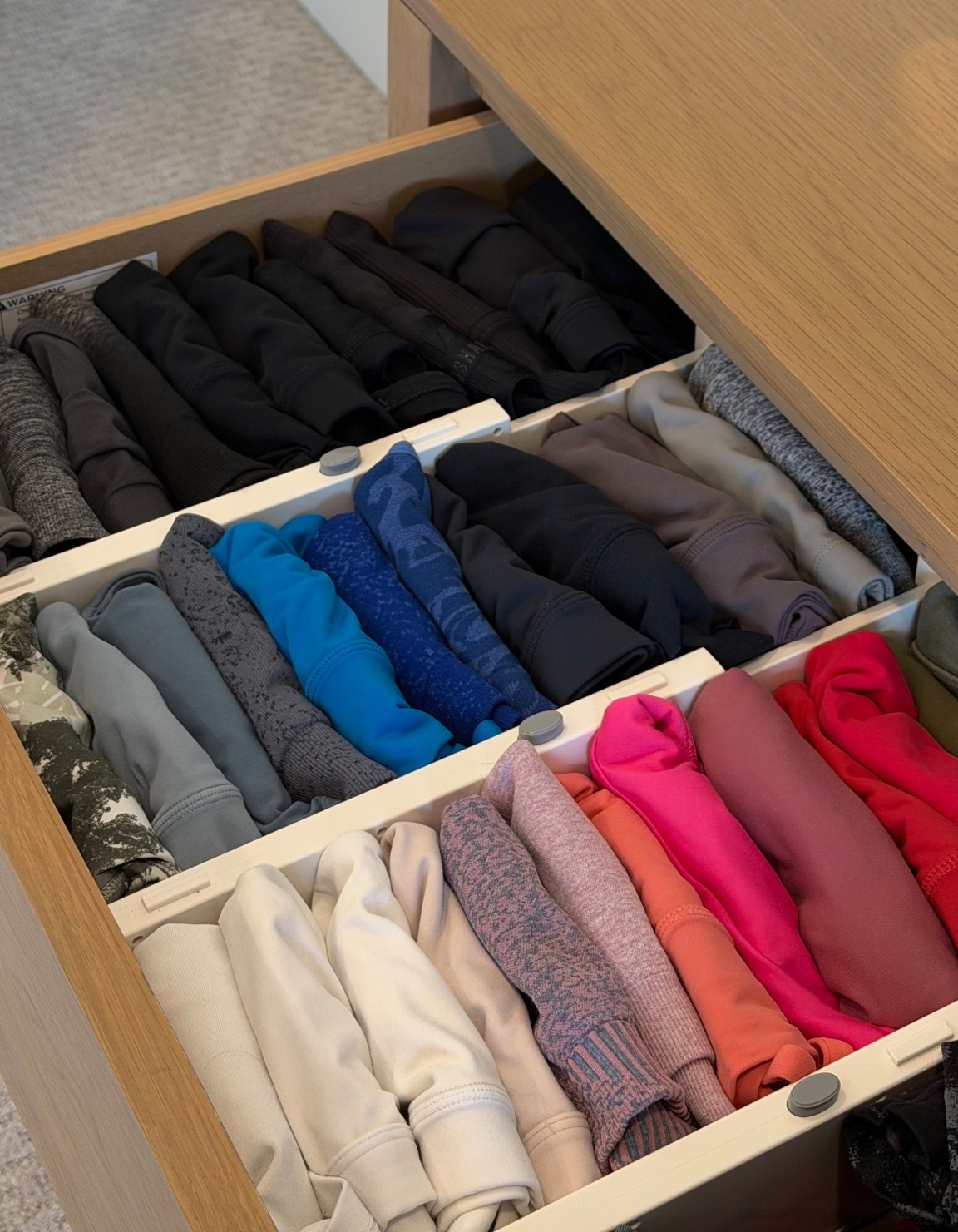 My favorite drawer organizers! $24 for a pack of 6👏🏼