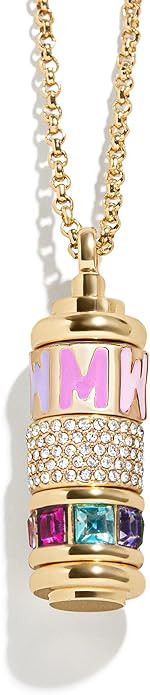 BaubleBar Initial Spinner Charm Necklace | Amazon (US)