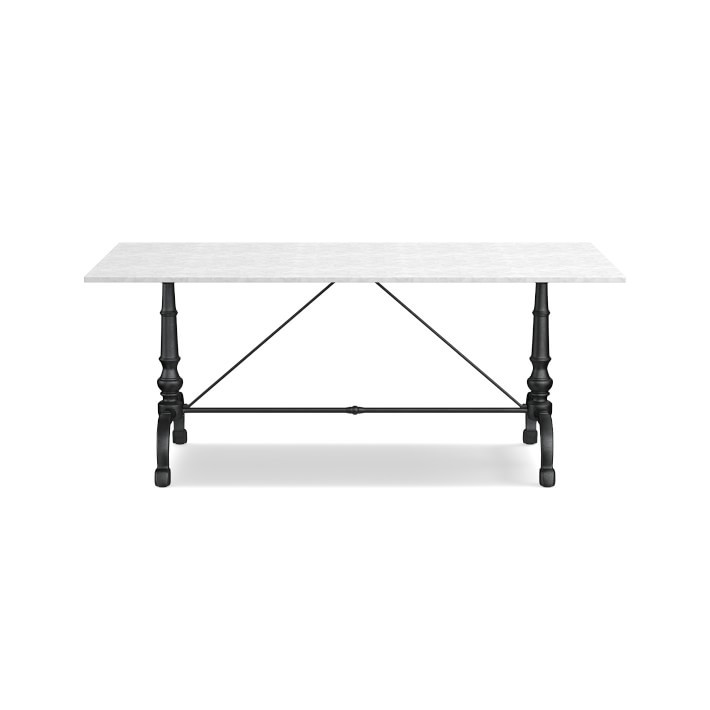 La Coupole Rectangular Iron Bistro Table 72" | Williams-Sonoma