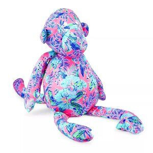 Lilly Pulitzer Johnny B Monkey Toy Pink Isle Earned My Stripes Plush Easter Gift | Poshmark