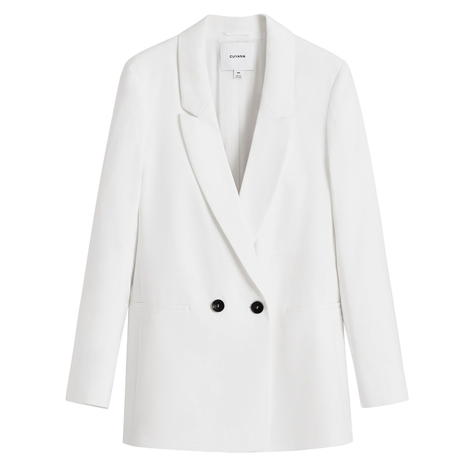 Linen Double-Breasted Blazer | Cuyana