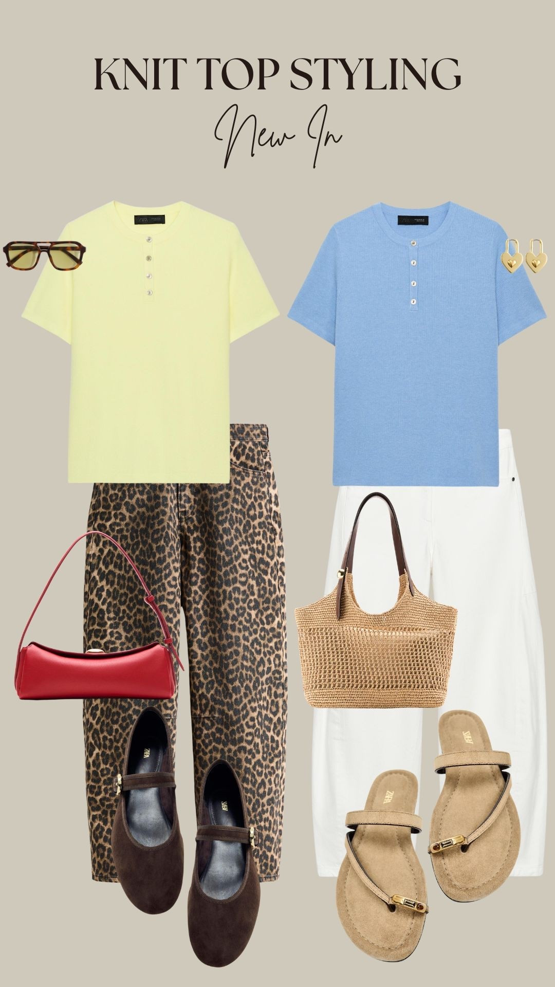 Zara just dropped these chic knit tops and this is how you can style them🙋🏻‍♀️🙋🏻‍♀️🙋🏻‍♀️


Tags: fine knit tops, yellow knit top, blue top, leopard jeans, white barrel jeans, red bag, suede sandals, brown suede ballet flats, raffia bag, sunglasses, earrings, Zara, H&M, chic style, spring outfit, summer outfit

#LTKjeans #LTKstyletip #LTKspring