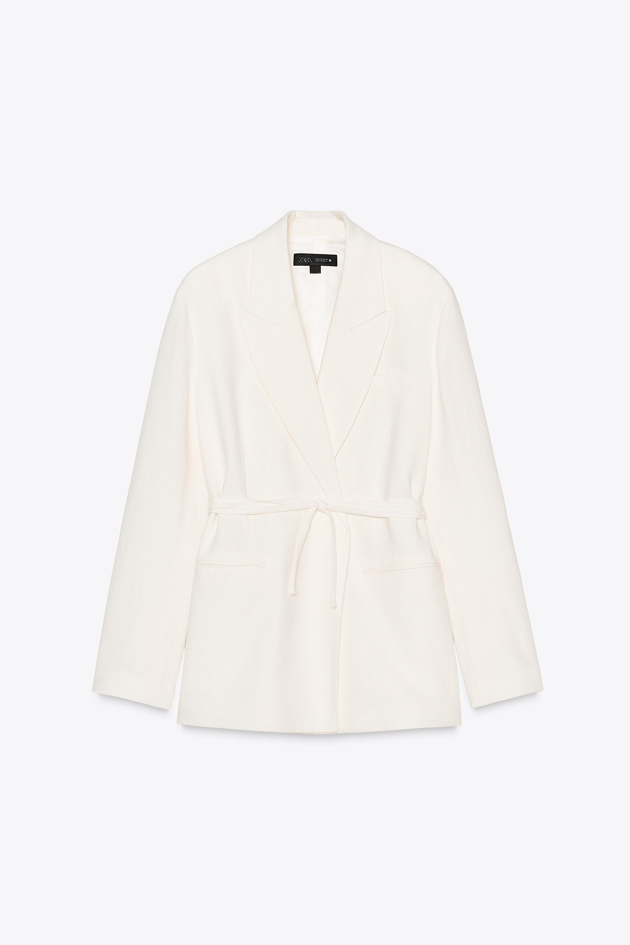 ZW COLLECTION LINEN BLEND BLAZER | Zara US