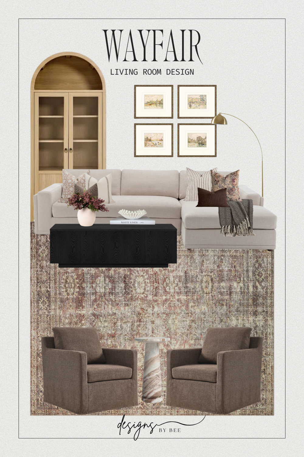 @wayfair living room design  

 #LTKHome
