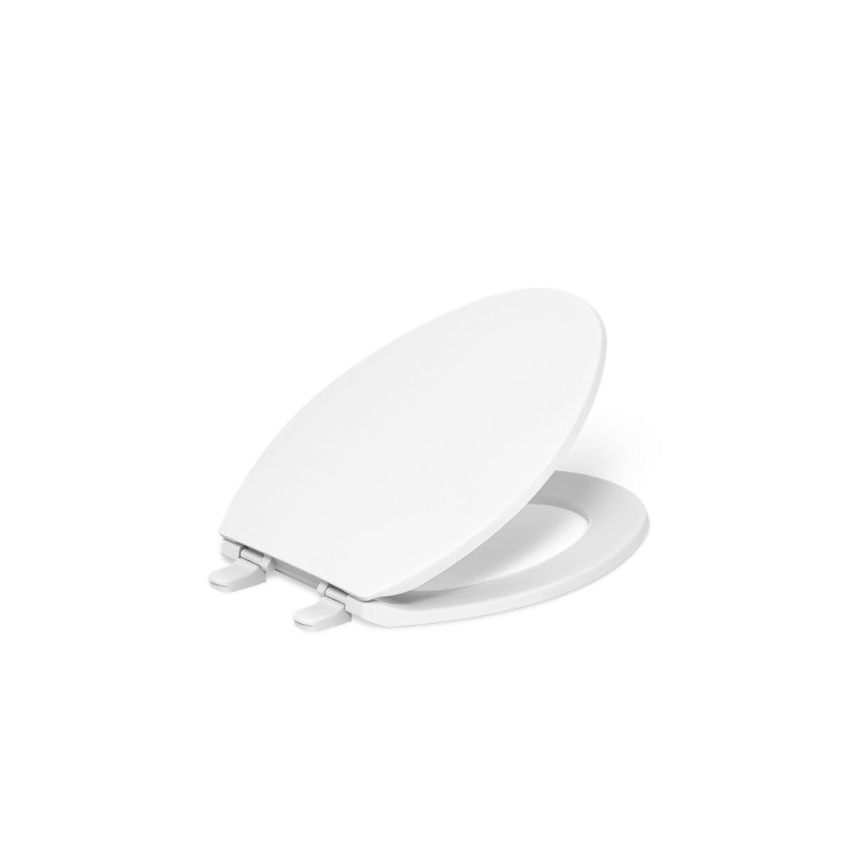 KOHLER 20110-0 Brevia, Slow Close Toilet Seat, Elongated Toilet Seat, Grip-Tight Bumpers Quick-At... | Amazon (US)