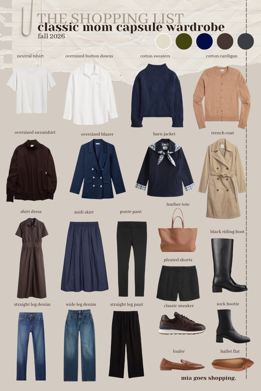 Need help deciding what to buy for fall? I’ve got some ideas! This is what I’ve put together for myself for fall 2026. Being a SAHM with kids under 5, it’s focused on comfy and easy basics that you can dress up or down depending on what the day brings. Good outerwear makes layering a breeze and keeping sweaters to cotton materials helps with easy laundry-day. Perfect for New England weather and some perfectly classic mom outfits!

#LTKgrwm #LTKmomlife #LTKootd