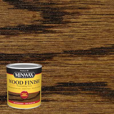 Minwax Wood Finish Oil-Based Dark Walnut Semi-Transparent Interior Stain (1-Quart) Lowes.com | Lowe's