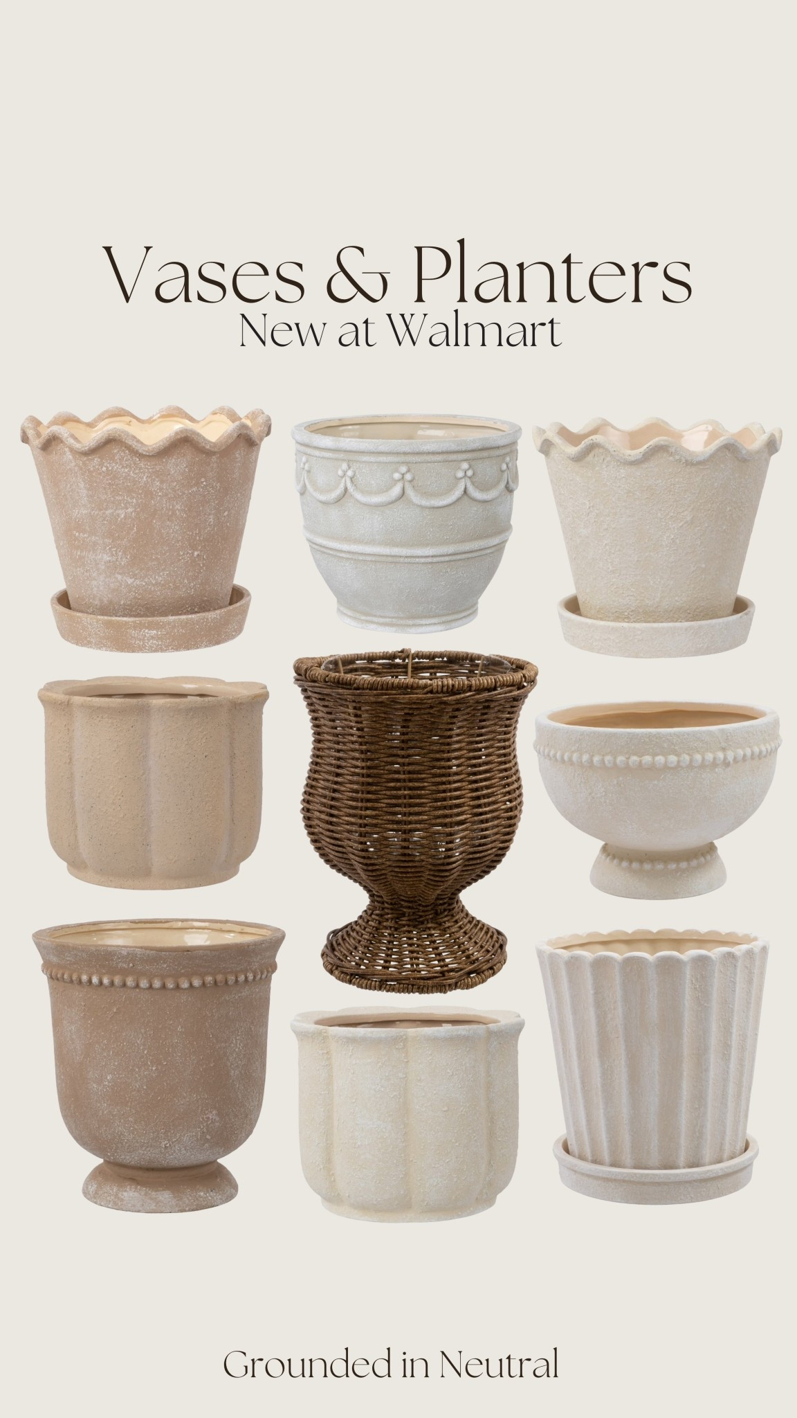 New vases and planters at Walmart! There are all so perfect for spring 🌼

#LTKSeasonal #LTKHome