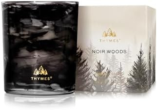 Thymes Noir Woods Scented Candles for Home Decor – Notes of Fresh Evergreen, Smoky Wood & Golde... | Amazon (US)